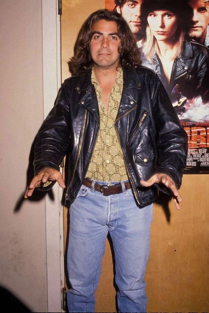 George Clooney With Long Hair
