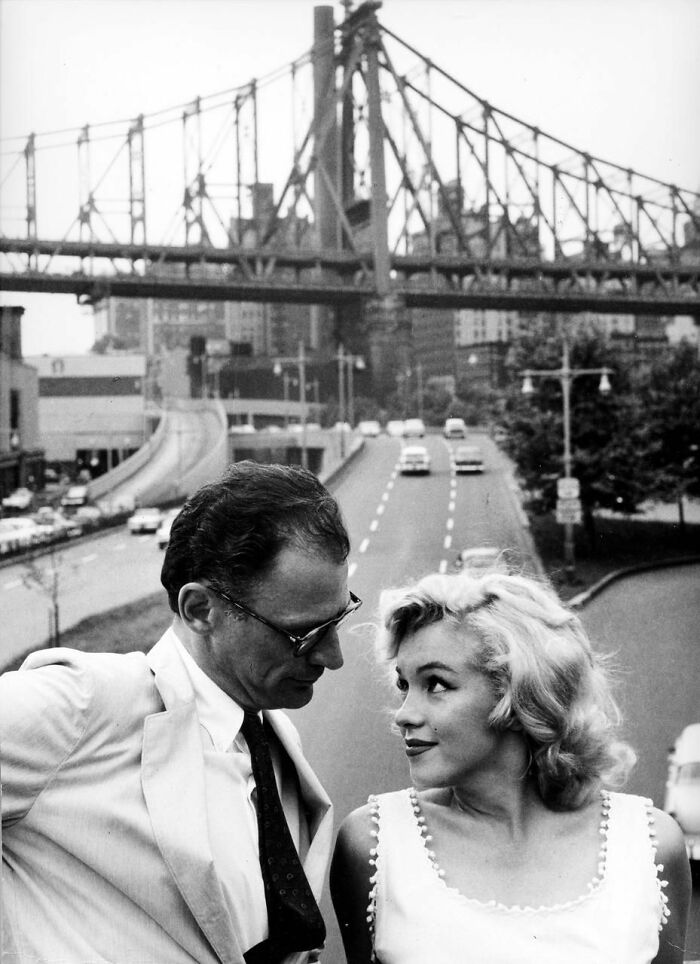 Arthur Miller And Marilyn Monroe, 1957