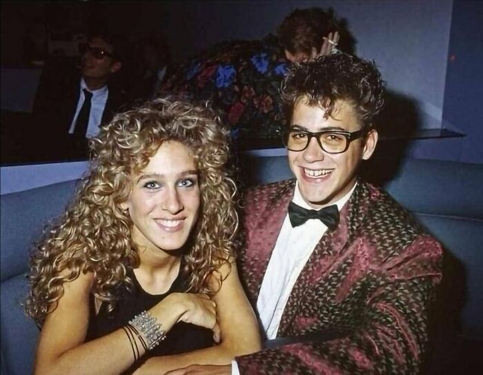 Sarah Jessica Parker And Robert Downey Jr, 1985