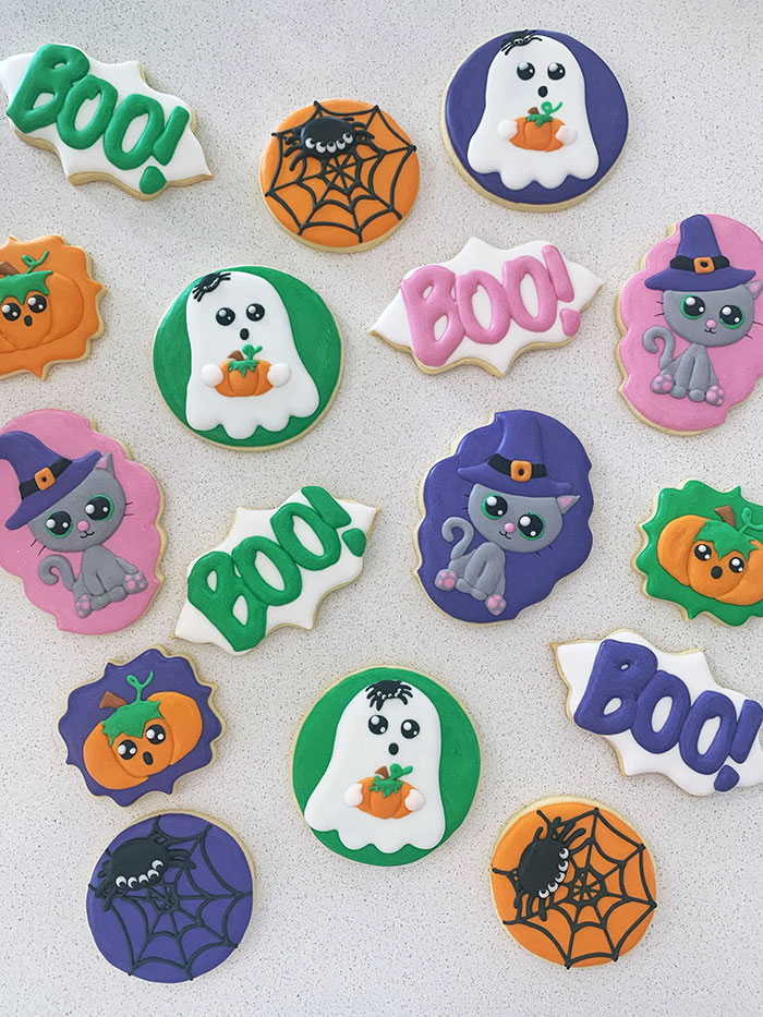 I Decorated Some Halloween Cookies For My Daughter. She Doesn't Like Scary Things
