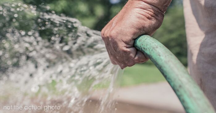 “None Of Them Were Willing To Apologize For Their Children’s Actions”: Guy Sprays Thieving Kids With Garden Hose
