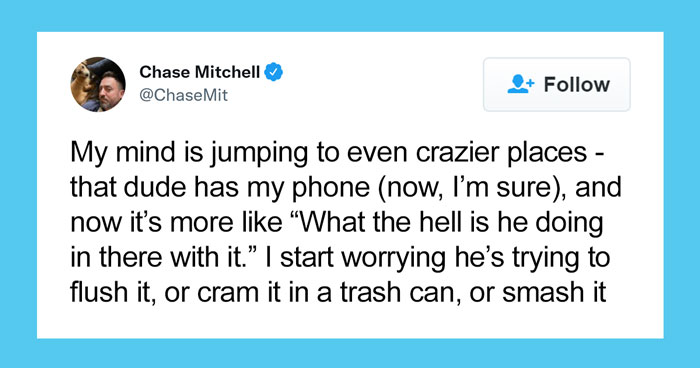 Guy Goes Viral On Twitter With Almost 41K Likes For Revealing How He Got His Phone Stolen While On A Plane