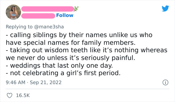 "Not Celebrating A Girl's First Period": Woman Shares What She Finds Weird About The Western World