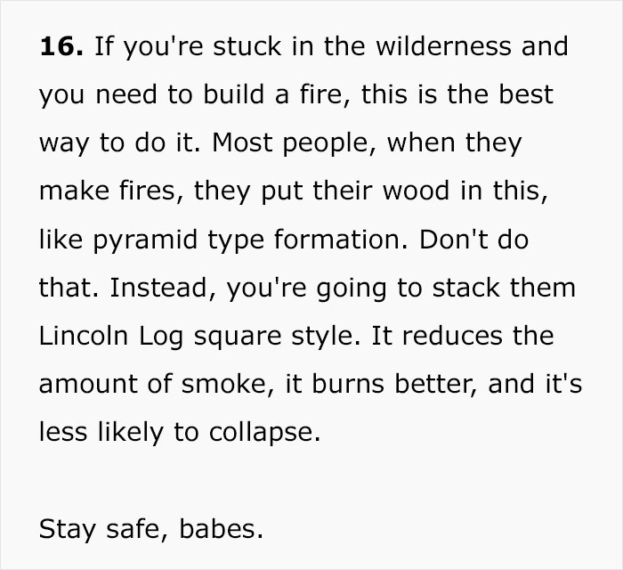 16 Survival Tips That You Might Use Only Once But Can Make A Huge Difference