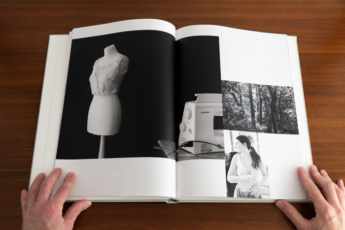 A Photo Book Following The Bride And Her Mother Making A Wedding Dress (33 Pics)