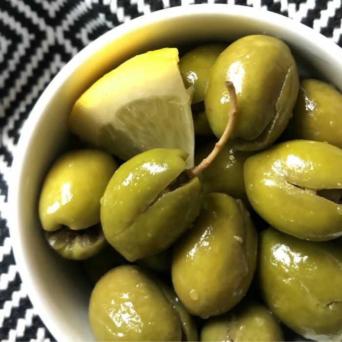 Crushed Green Olives