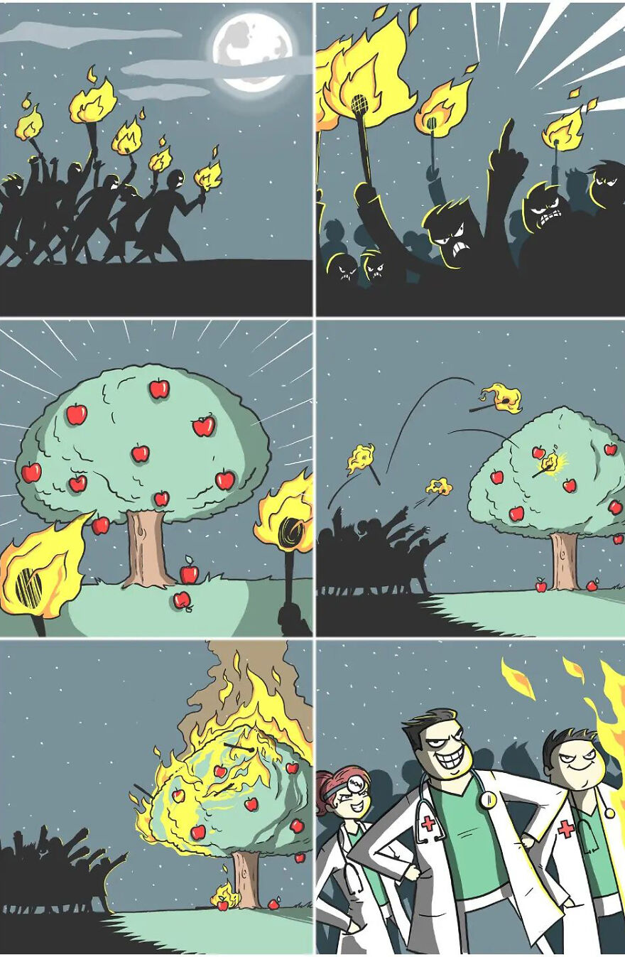 Artist’s New Hilariously Crazy Comics For People Who Loves Dark Humor (43 Pics)