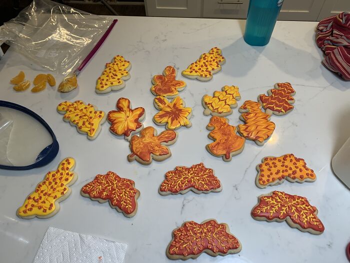 My Thanksgiving Attempt At Royal Icing Cookies
