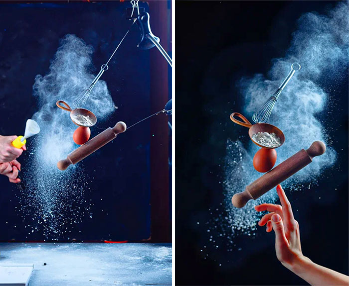 Create Magical Food Photos With DIY Flour Clouds