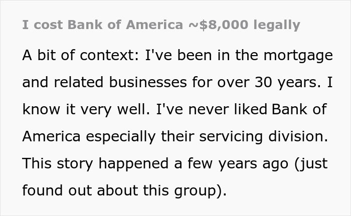 “I Cost Bank Of America $8,000 Legally”: Guy Doesn’t Like The Bank That Bought His Mortgage Servicing Rights, Ends Up Making It Drop Him As A Client