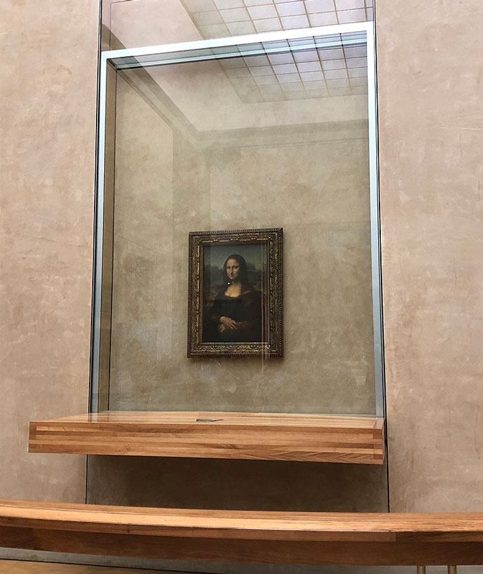 Mona Lisa in Louvre, 2018