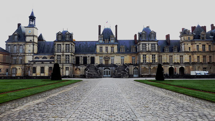 Palace Of Fontainebleau In Paris, France