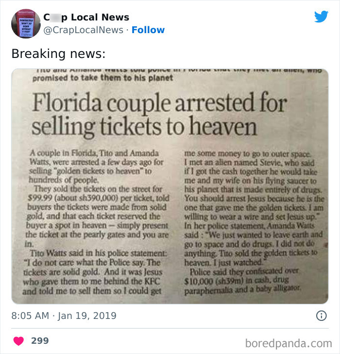 50 Of The Most Unhinged Local News Headlines That Got Celebrated On This  Twitter Page | Bored Panda