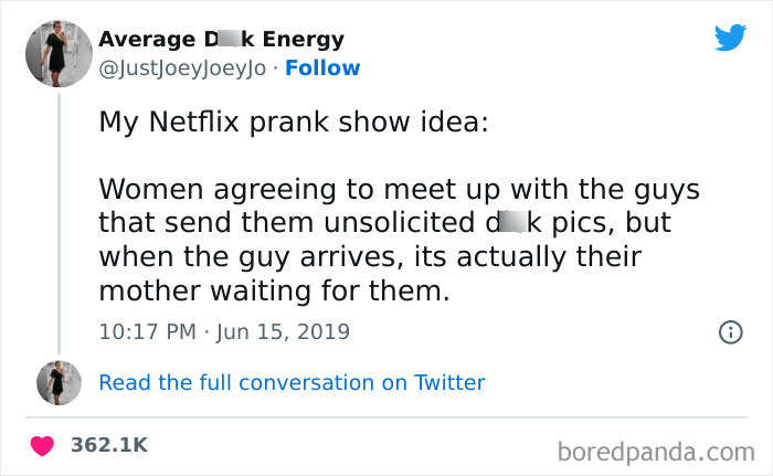Tweet about Netflix prank