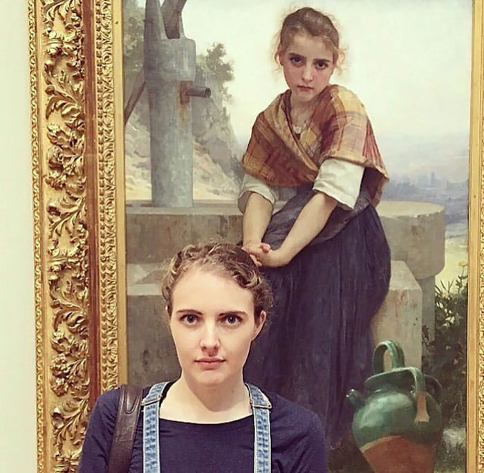 When You Accidentally Find Your Doppelganger On A Painting Made Over 100 Years Ago