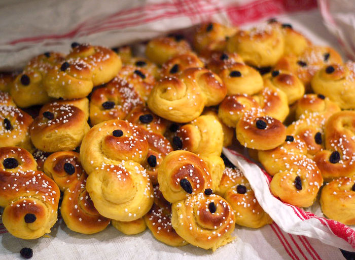 St. Lucia Saffron Buns, A Traditional Swedish Christmas Dessert