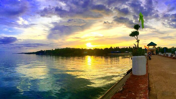 The Sunset View From Our Island Home In The Philippines Is My Happy Place