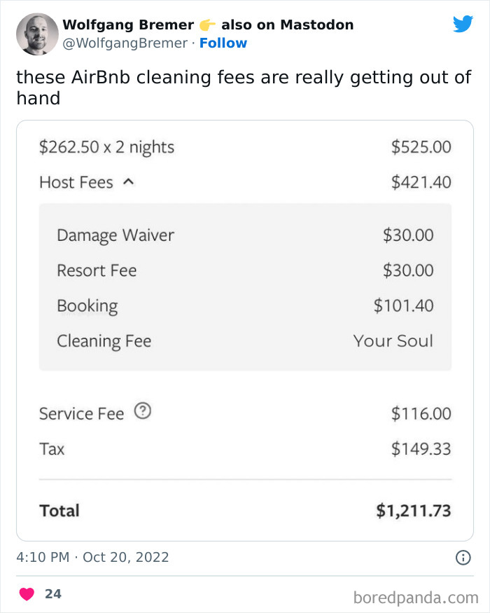 These Fees Are Getting Out Of Hand
