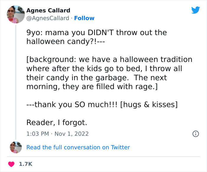 Mom Tweets About Throwing Away Her Kids' Halloween Candy, People Come For Her And Call Her Cruel Mom Tweets About Throwing Away Her Kids' Halloween Candy, People Come For Her And Call Her Cruel