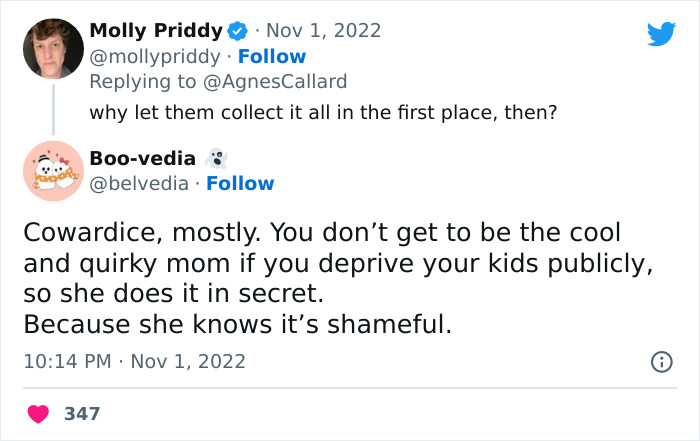 Mom Tweets About Throwing Away Her Kids' Halloween Candy, People Come For Her And Call Her Cruel Mom Tweets About Throwing Away Her Kids' Halloween Candy, People Come For Her And Call Her Cruel