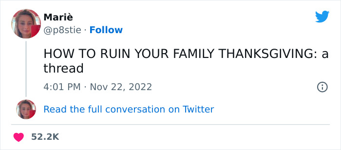 People Are Cracking Up At These 7 Satirical Ideas On How To Spoil Your Family’s Thanksgiving Without It Being Traced Back To You