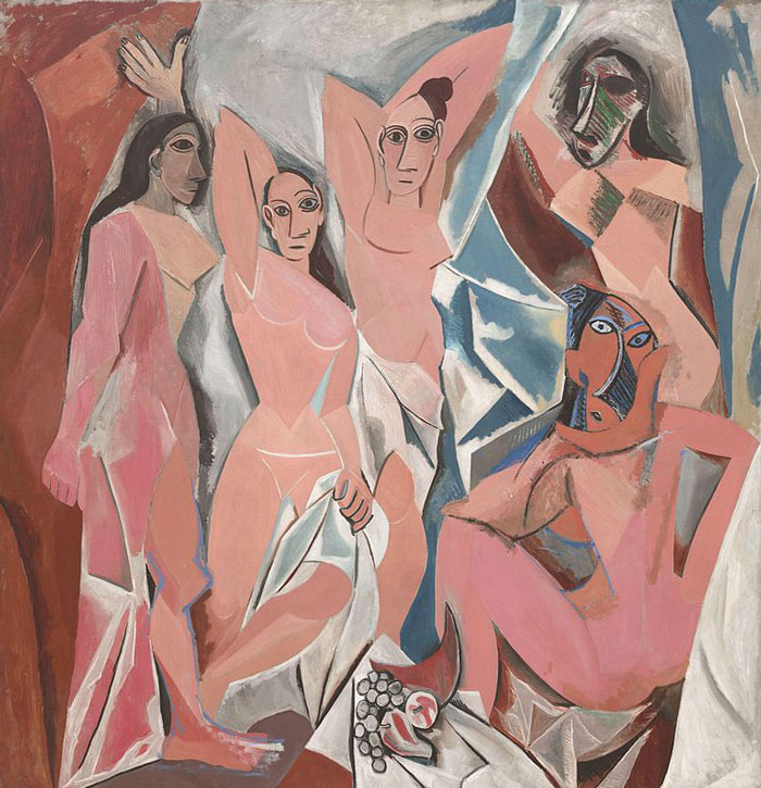Picasso's Abstract Representation Of Five Prostitutes In Barcelona Was Considered As Immoral When It Was First Displayed In The Artist's Studio In 1907