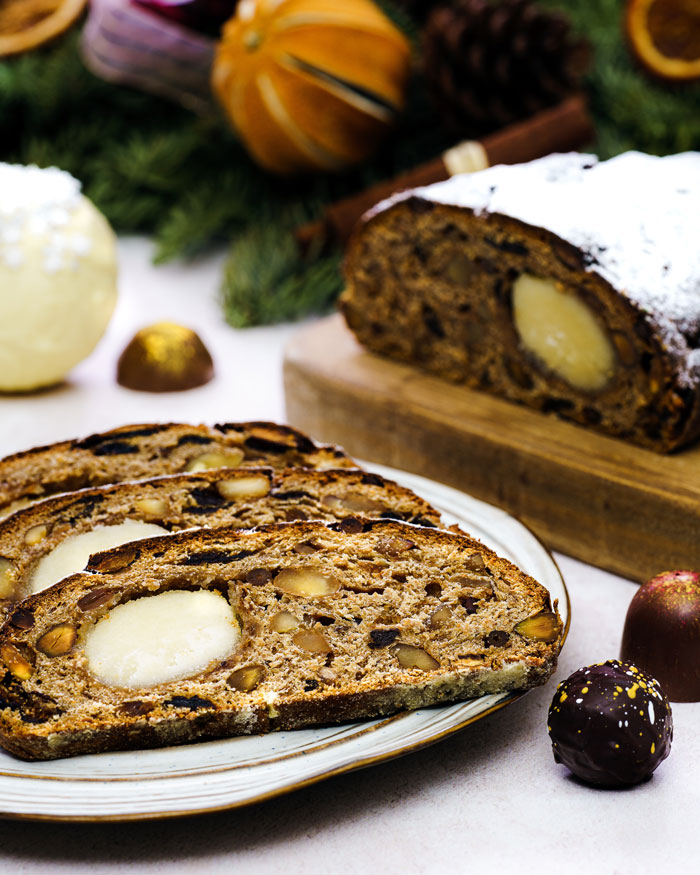 Stollen, A Traditional Christmas Dessert In Germany