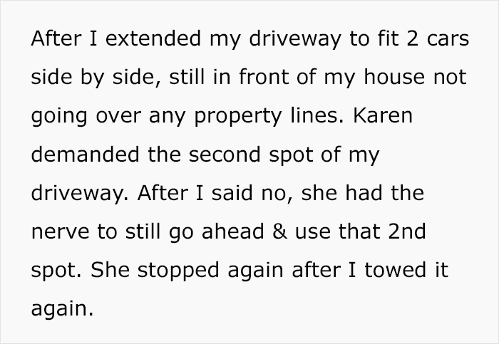 Karen Leaves A Note Saying That Her Guests Will Park In This Woman's Driveway, But She's Not Having It Karen Leaves A Note Saying That Her Guests Will Park In This Woman's Driveway, But She's Not Having It