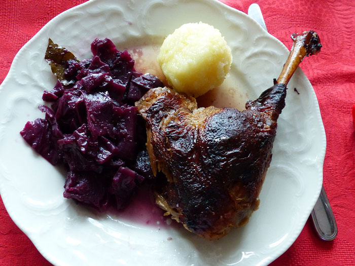 Christmas Goose, A Traditional Christmas Food In Germany