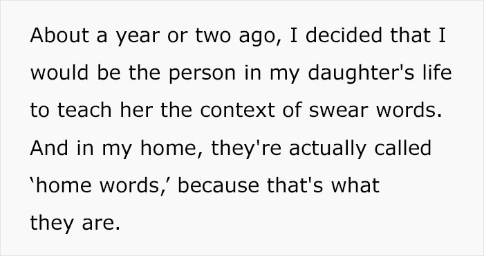 Mom Teaches Her 7 Y.O. The Context Of Swear Words And Allows Her To Use Them At Home