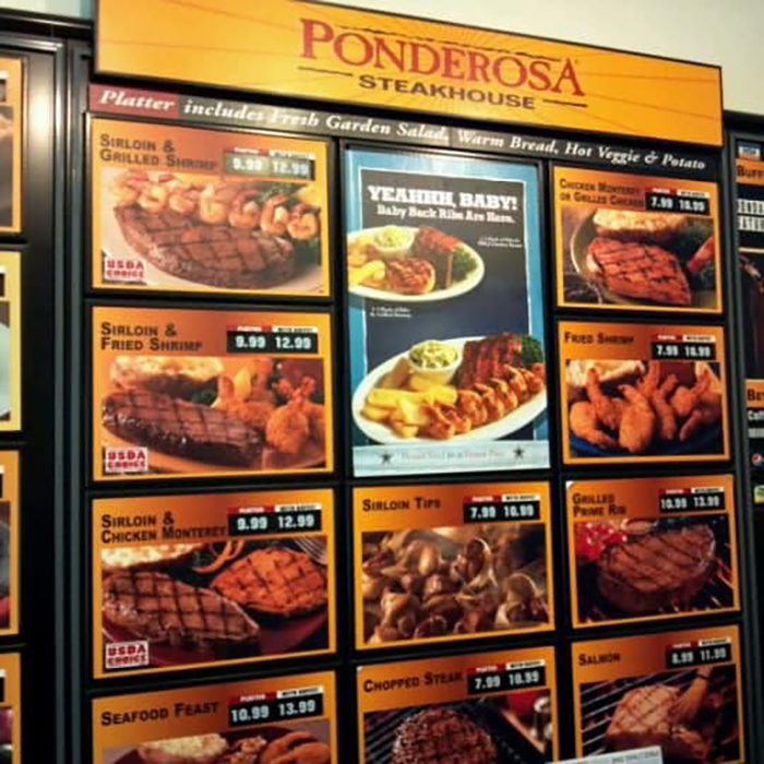 You Could Eat Like A King At The Ponderosa