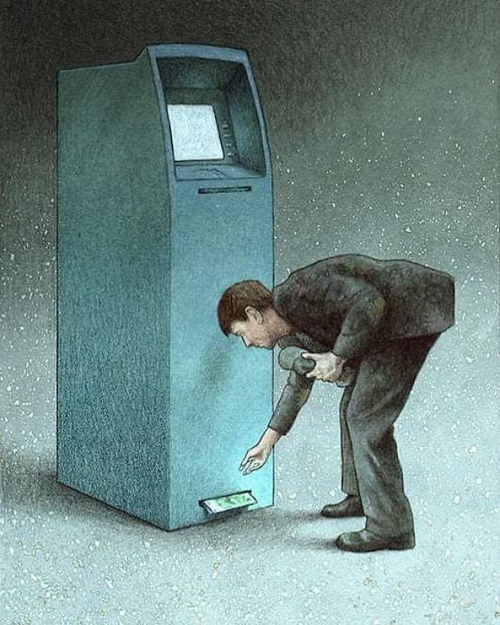 New Illustrations By Artist Pawel Kuczynski That Continue To Put Their Finger On The Wounds Of Today's Society (61 Pics)
