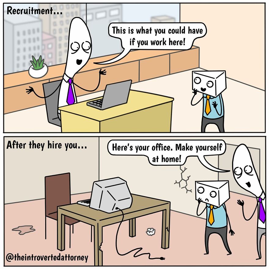 25 Comics Drawn By A Disgruntled Lawyer That Anyone With A Corporate Job Can Relate To