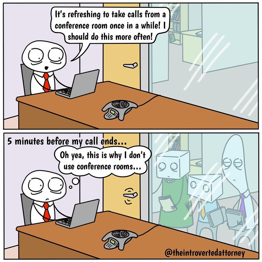 25 Comics Drawn By A Disgruntled Lawyer That Anyone With A Corporate Job Can Relate To
