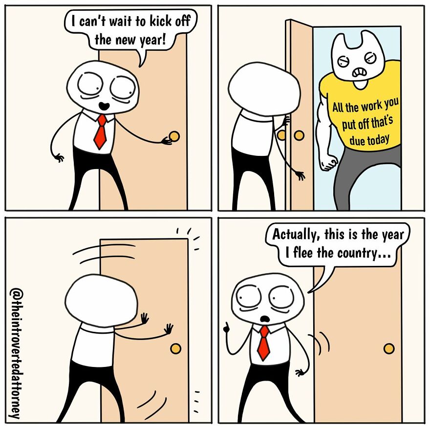 25 Comics Drawn By A Disgruntled Lawyer That Anyone With A Corporate Job Can Relate To