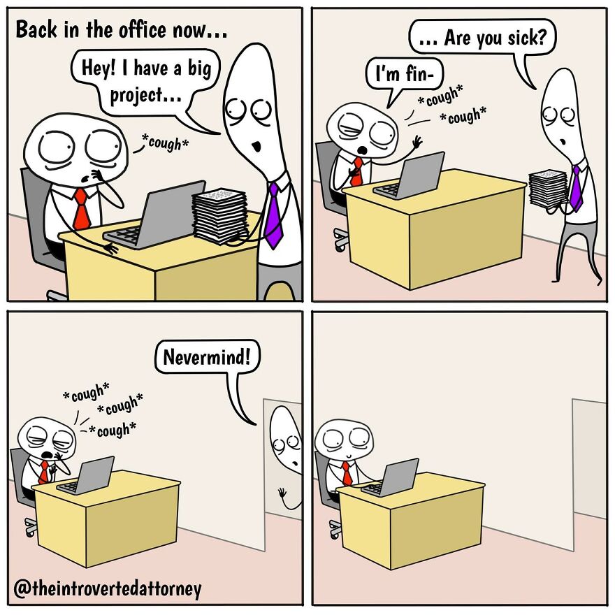 25 Comics Drawn By A Disgruntled Lawyer That Anyone With A Corporate Job Can Relate To
