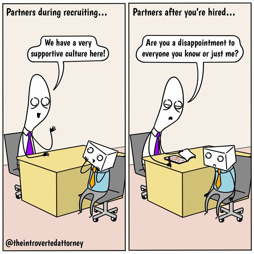 25 Comics Drawn By A Disgruntled Lawyer That Anyone With A Corporate Job Can Relate To
