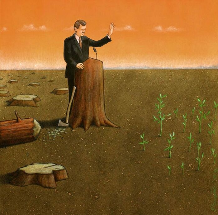New Illustrations By Artist Pawel Kuczynski That Continue To Put Their Finger On The Wounds Of Today's Society (61 Pics)