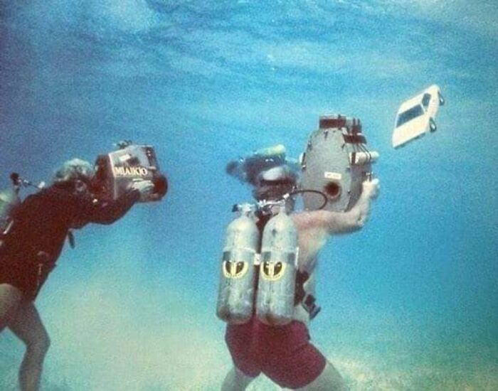 Filming The Lotus Miniature Underwater For The Spy Who Loved Me