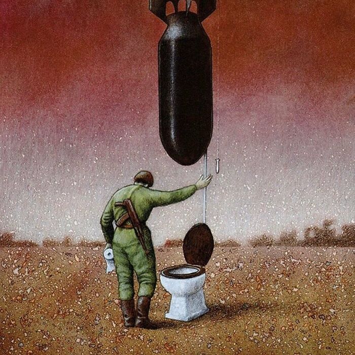 New Illustrations By Artist Pawel Kuczynski That Continue To Put Their Finger On The Wounds Of Today's Society (61 Pics)