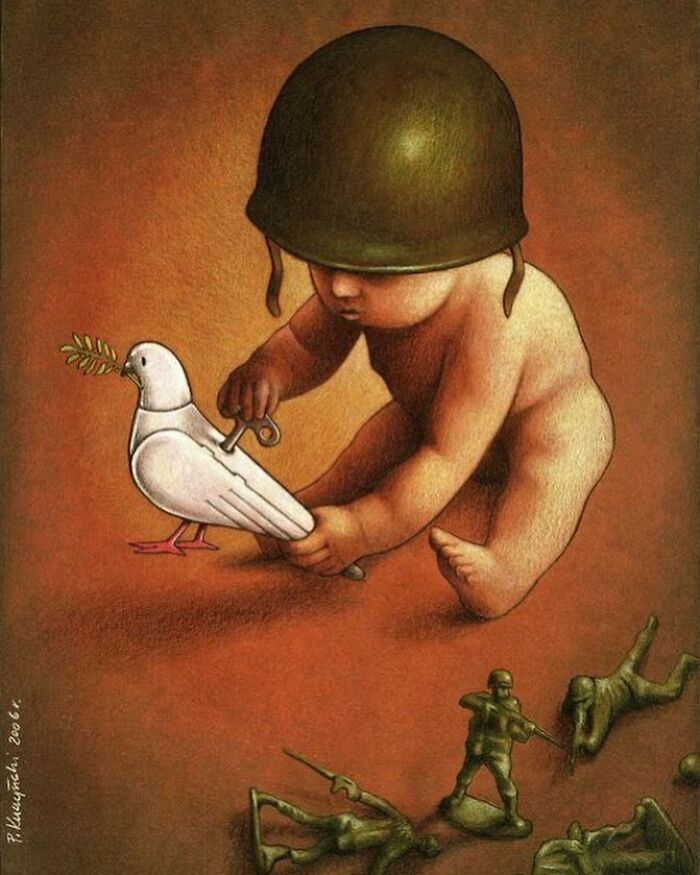 New Illustrations By Artist Pawel Kuczynski That Continue To Put Their Finger On The Wounds Of Today's Society (61 Pics)