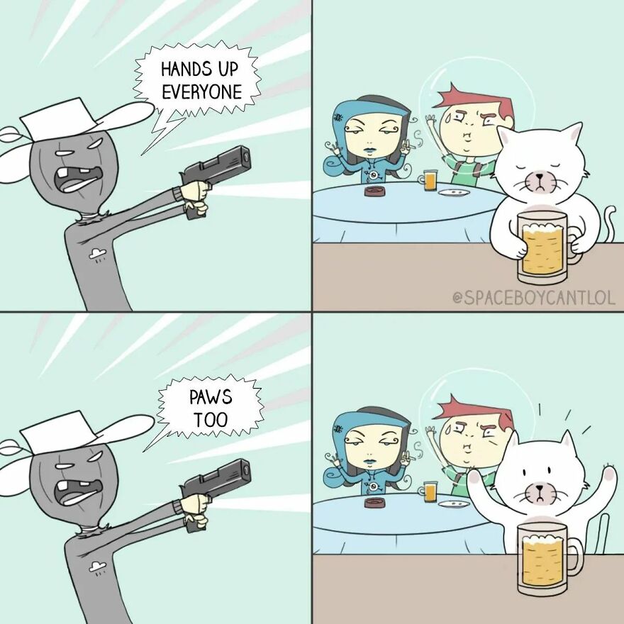 Artist’s New Hilariously Crazy Comics For People Who Loves Dark Humor (43 Pics)