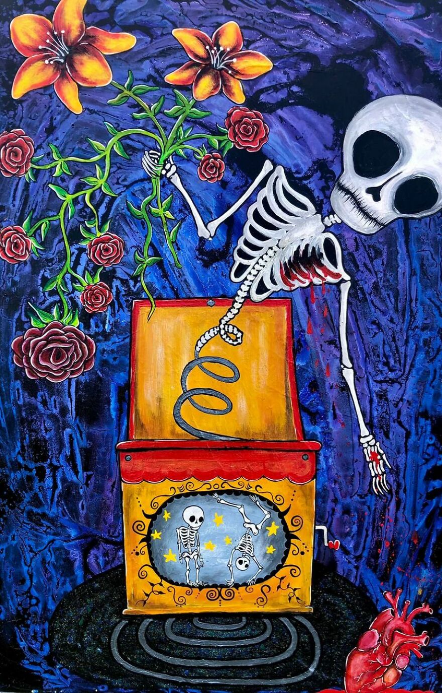 Paintings That Capture Macabre And Playful Dualities Of Life Paintings That Capture Macabre And Playful Dualities Of Life
