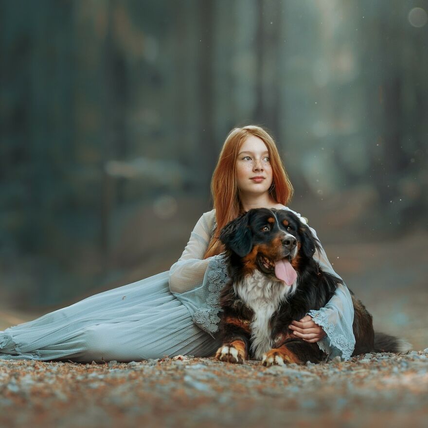 Photographer Creates Images To Highlight The Strong Bond Between Humans And Animals (44 Pics)