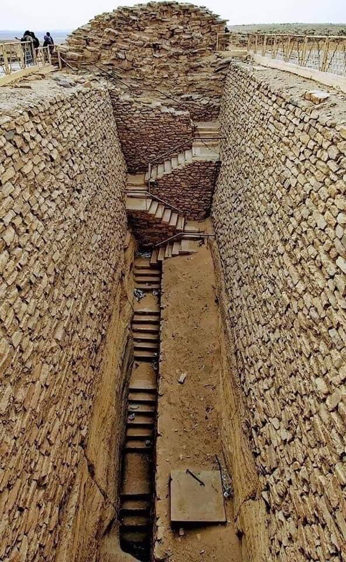 The 4,800-Year-Old Stairs Leading To The Southern Tomb Of Pharaoh Djoser In Saqqara, Egypt