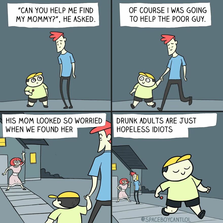 Artist’s New Hilariously Crazy Comics For People Who Loves Dark Humor (43 Pics)