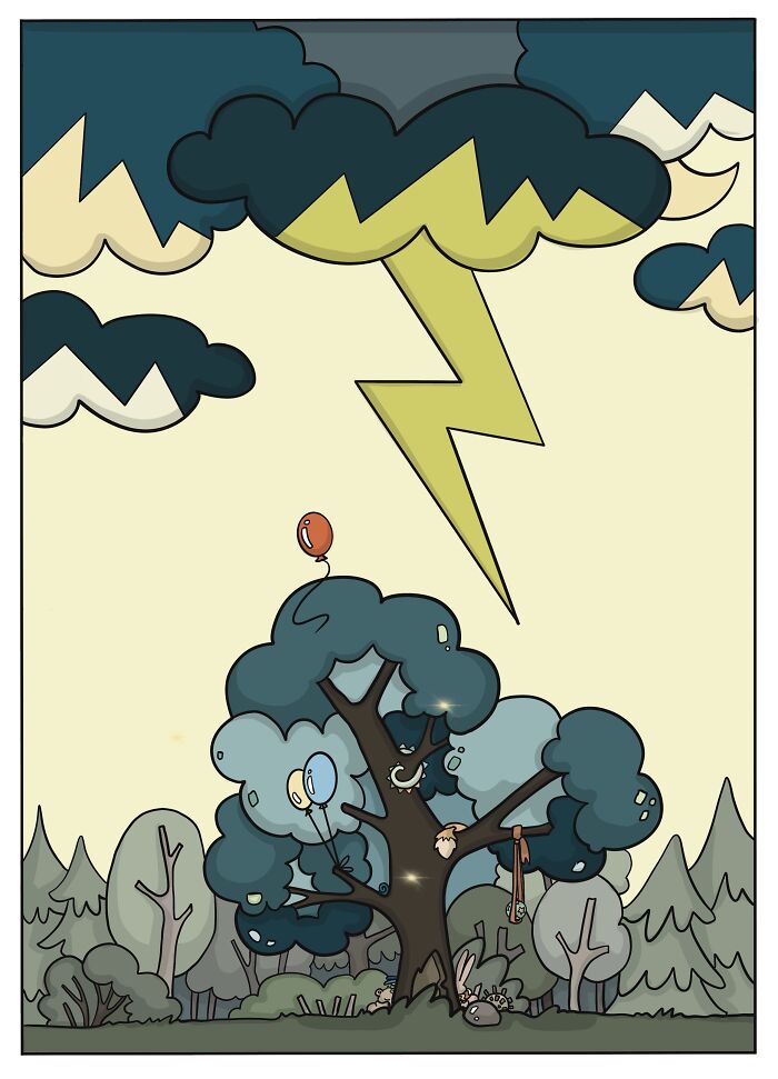 In This Tale Of Devastation, Cooperation, And Hope, I Portray The Terrors Of The World And The Unity Of The People In A Way Children Would Understand