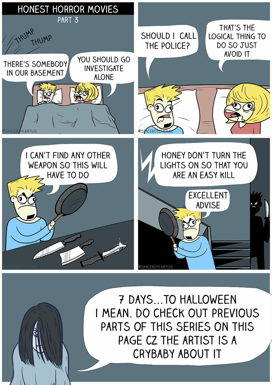 Artist’s New Hilariously Crazy Comics For People Who Loves Dark Humor (43 Pics)