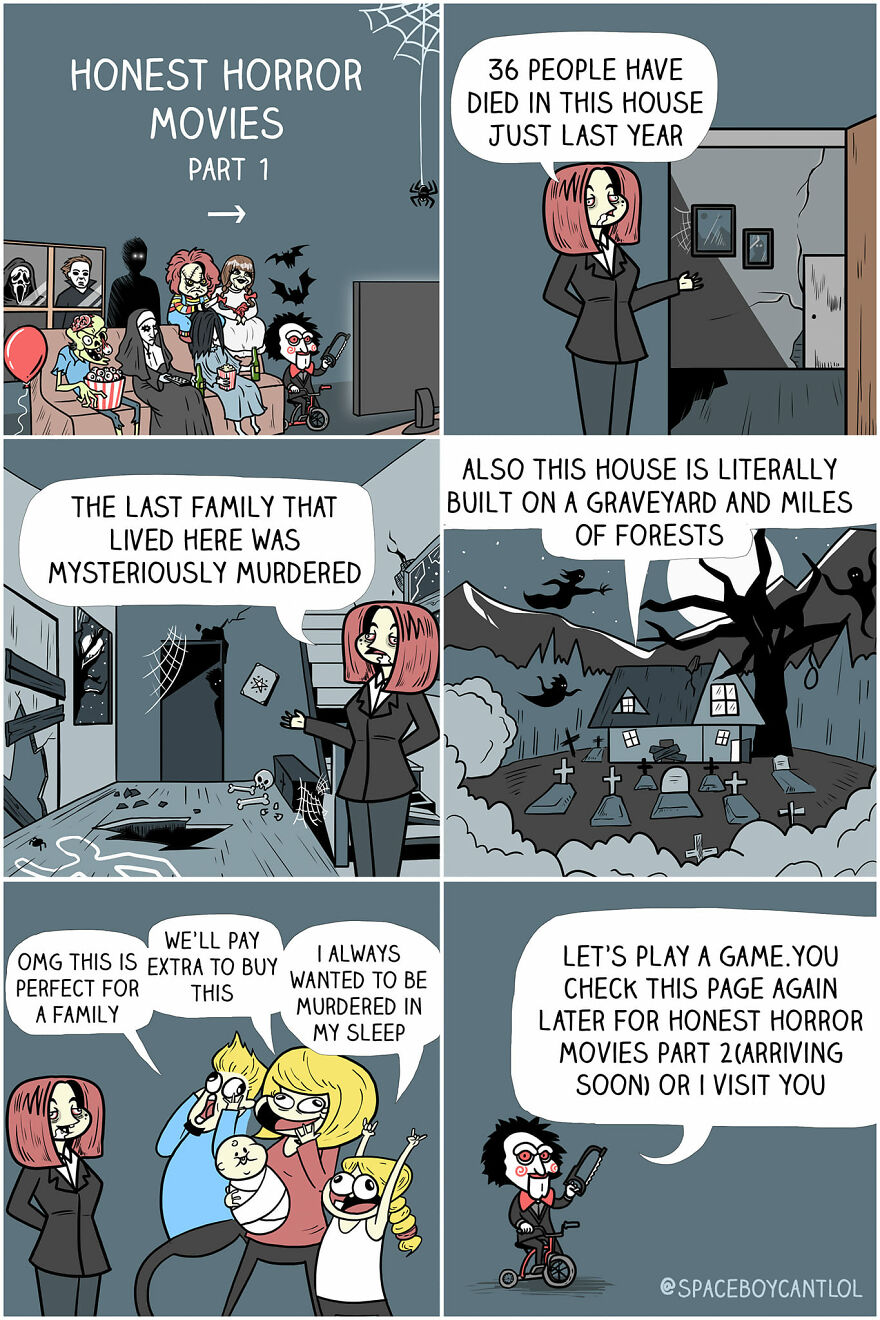 Artist’s New Hilariously Crazy Comics For People Who Loves Dark Humor (43 Pics)