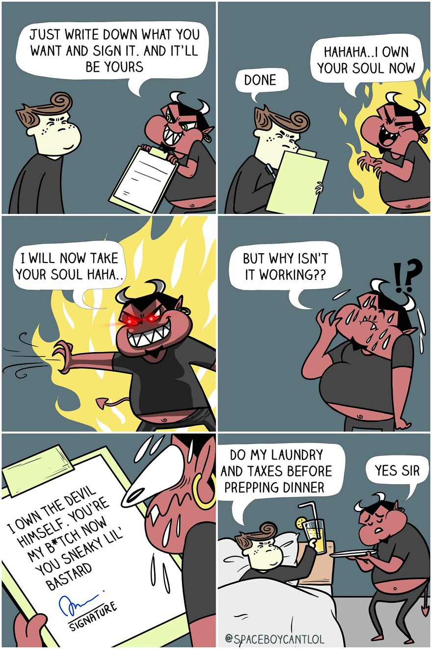 Artist’s New Hilariously Crazy Comics For People Who Loves Dark Humor (43 Pics)